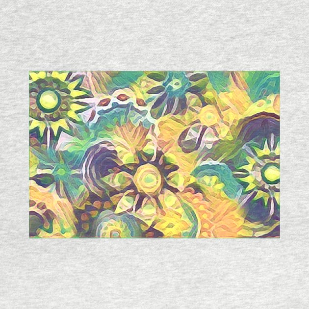 Yellow floral pattern by PersianFMts